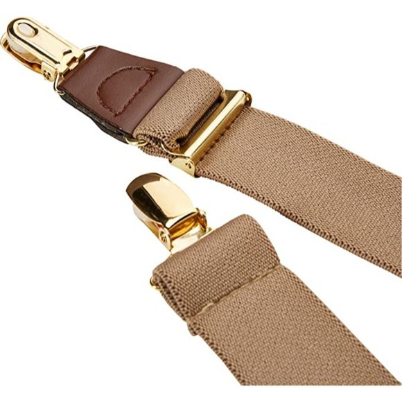 Bretelle Classiche DOCKERS Da Uomo - Blu Mare Testurizzato - Chiusura A Clip - Taglia Unica